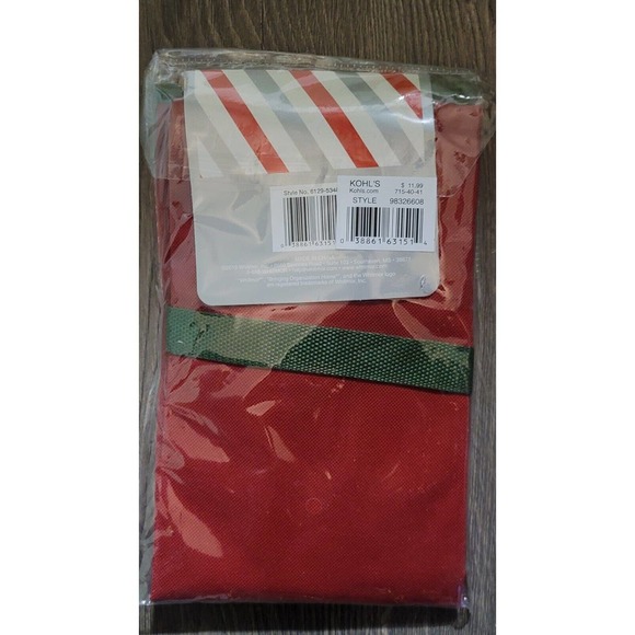 NEW Whitmor Christmas Gift Wrap Storage Organizer Handles 12 Wrapping Rolls - Picture 3 of 4